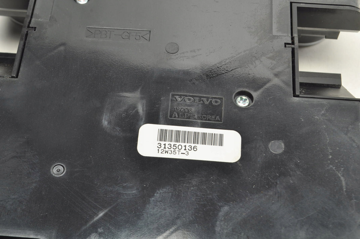 VOLVO C30 S40 II V50 C70 PANEL AIR CONDITIONING SWITCH 31350136