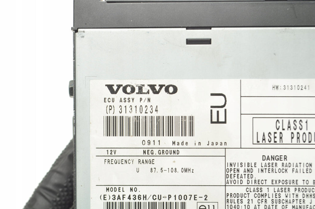 VOLVO C30 S40 II V50 NAVIGATION PLATE READER 31310234