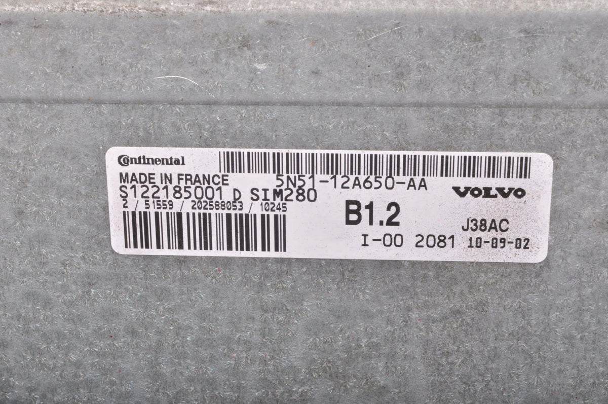 VOLVO C30 S40 V50 C70 1.6 B 100KM COMPUTER ENGINE DRIVER 5N51-12A650-AA