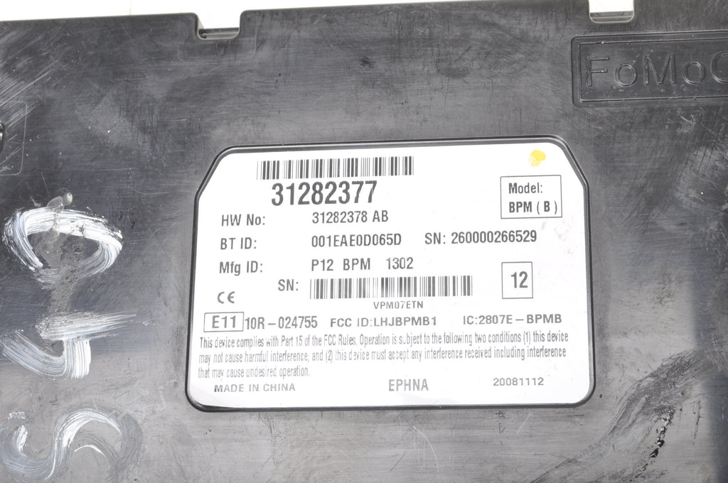 VOLVO C30 S40 V50 C70 BLUETOOTH MODULE 31282377