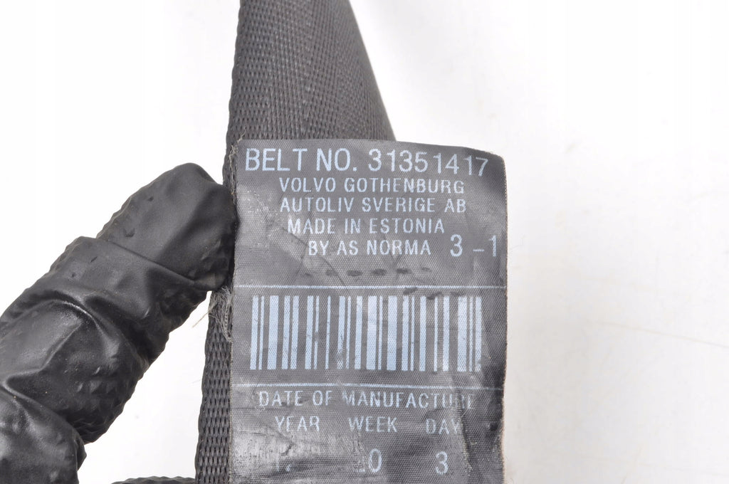 VOLVO C30 SEAT BELT LEFT FRONT LIFT 31351417