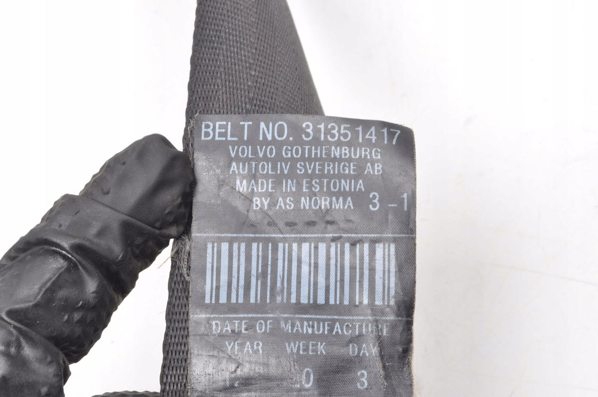 VOLVO C30 SEAT BELT LEFT FRONT LIFT 31351417