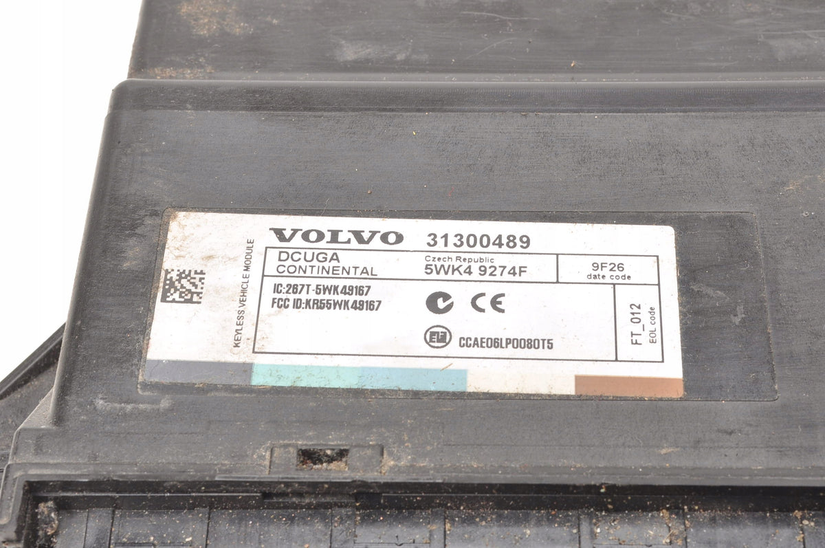 VOLVO S40 C30 C70 V50 MODUL KEYLESS DRIVER 31300489