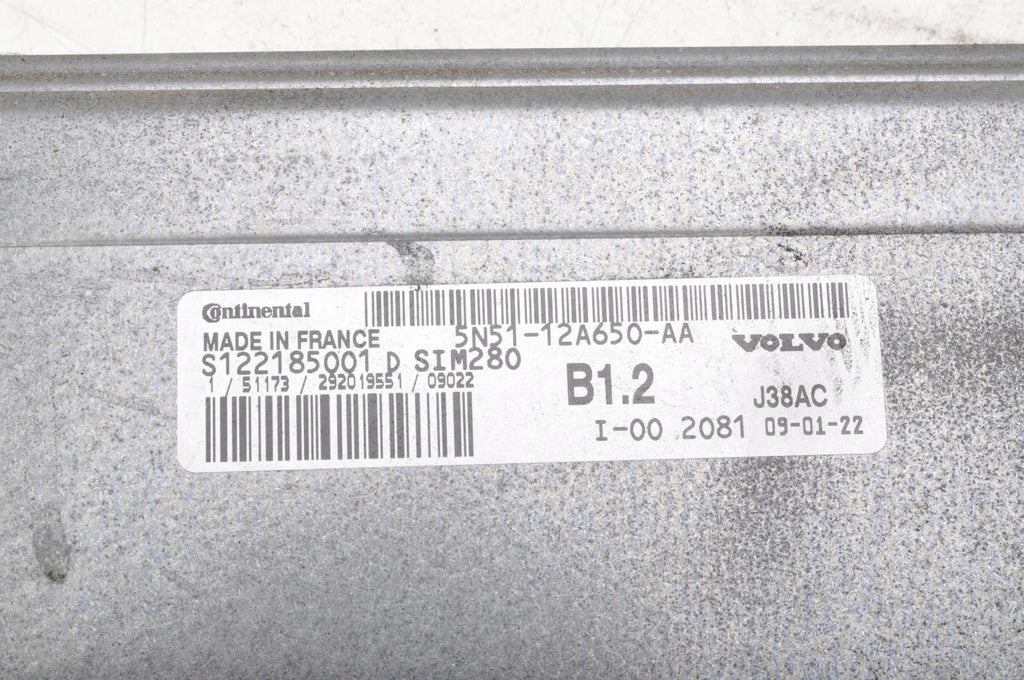 VOLVO S40 II 1.6 ENGINE CONTROLLER 5N51-12A650-AA