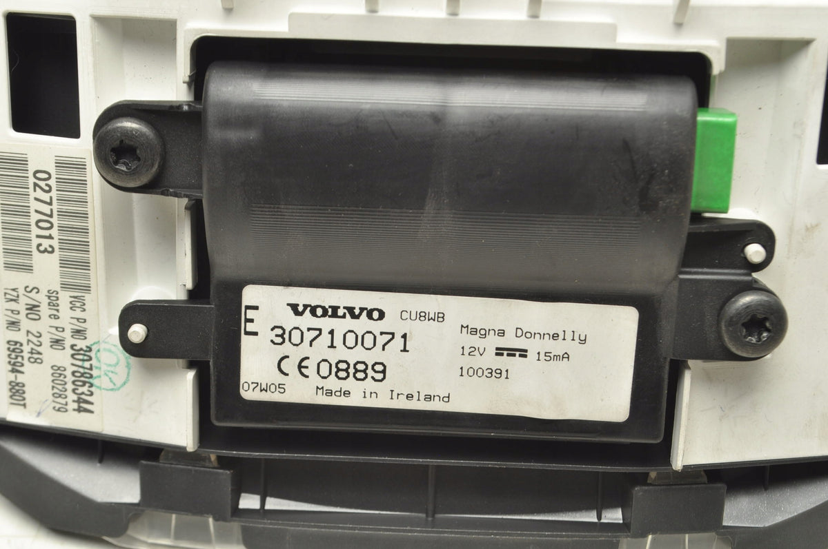 VOLVO S40 II 2.0 D COUNTER CLOCKS EUROPE 30786344