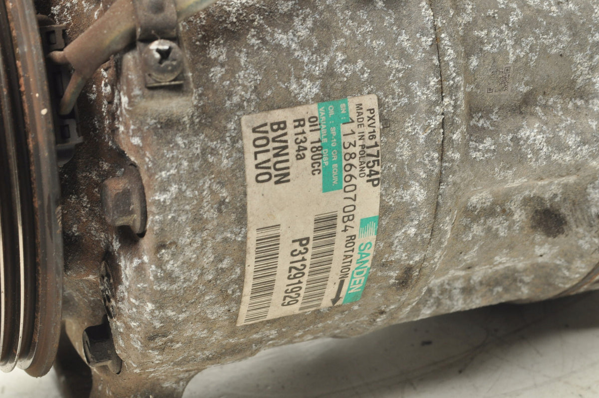 VOLVO S40 II C30 C70 V50 1.6 8V D2 114KM AIR CONDITIONING COMPRESSOR 31291929