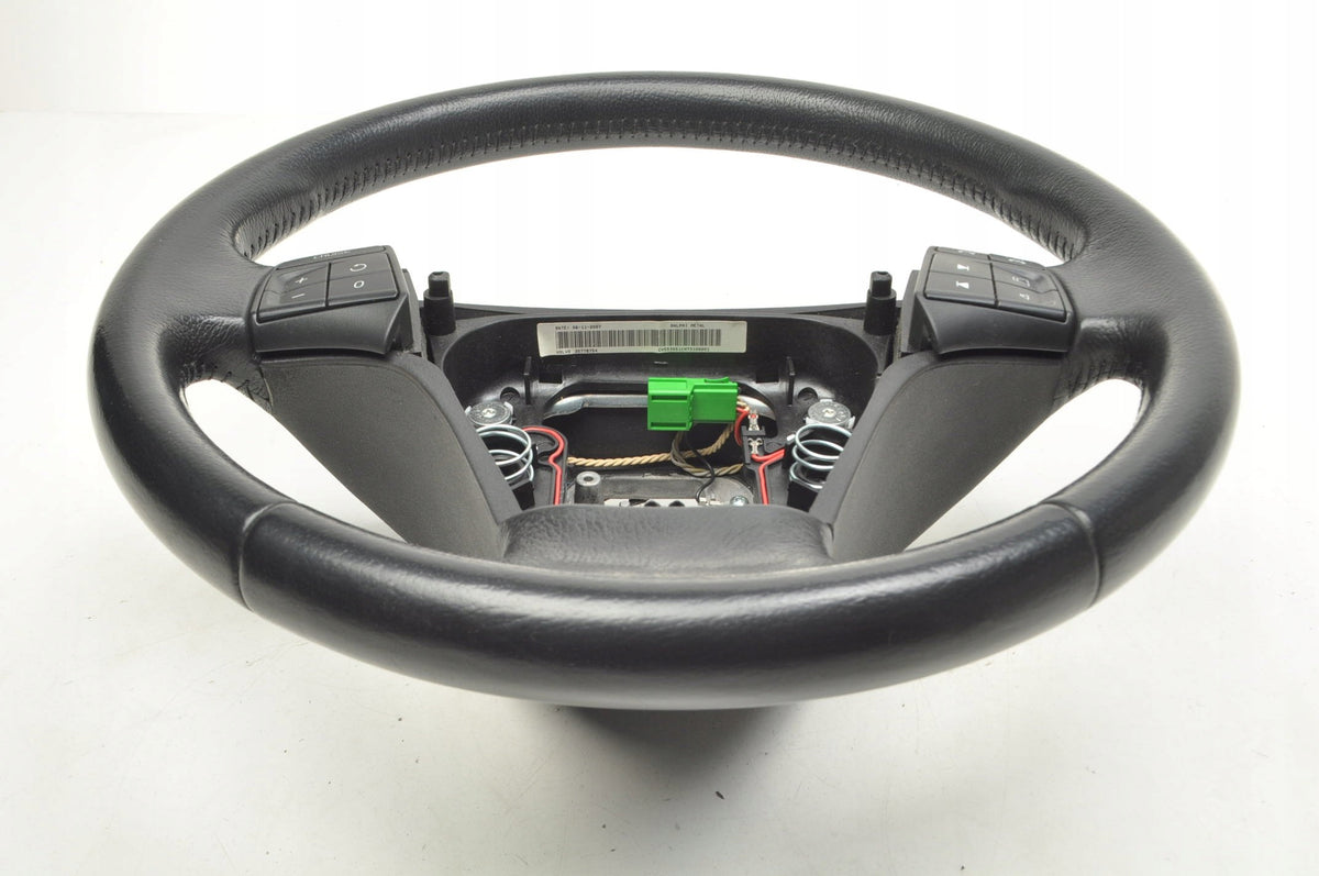 VOLVO S40 II LEATHER STEERING WHEEL 55160060 30778754 MULTIFUNCTIONAL