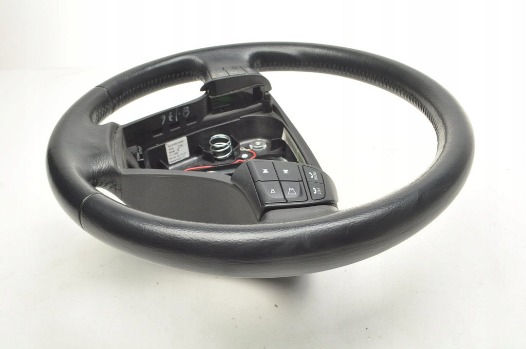 VOLVO S40 II LEATHER STEERING WHEEL 55160060 30778754 MULTIFUNCTIONAL