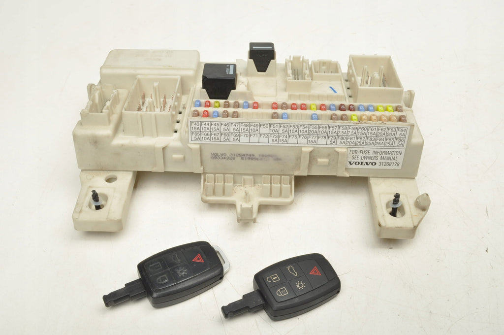 VOLVO S40 II V50 C30 C70 BOX MODULE BSI KEYS 31254749