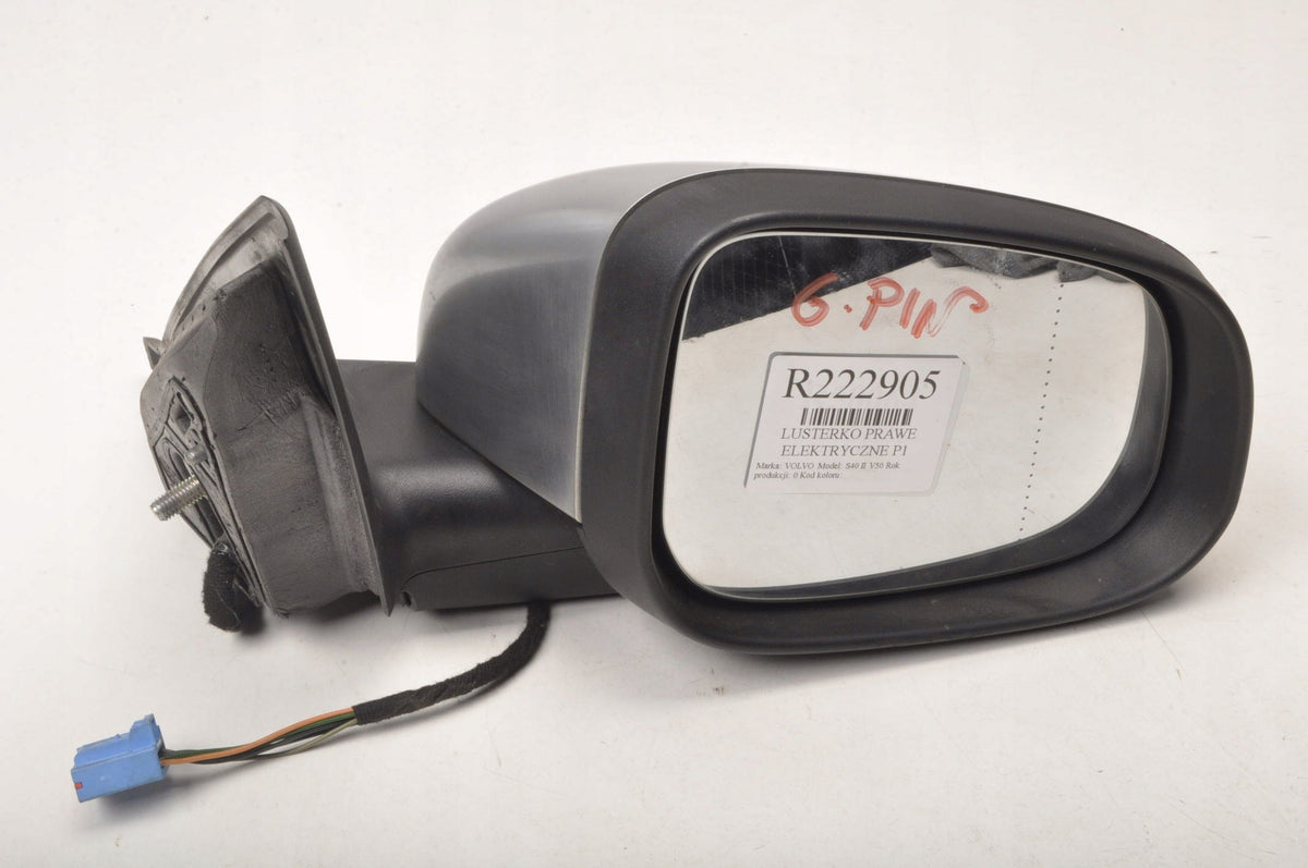 VOLVO S40 II V50 MIRROR RIGHT ELECTRIC 6 PIN LIFT HIGH