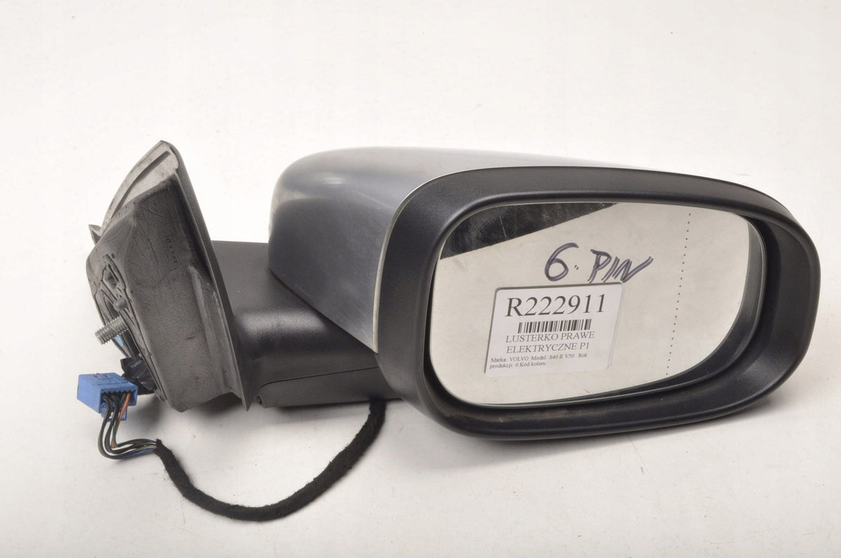 VOLVO S40 II V50 MIRROR RIGHT ELECTRIC 6 PIN LIFT