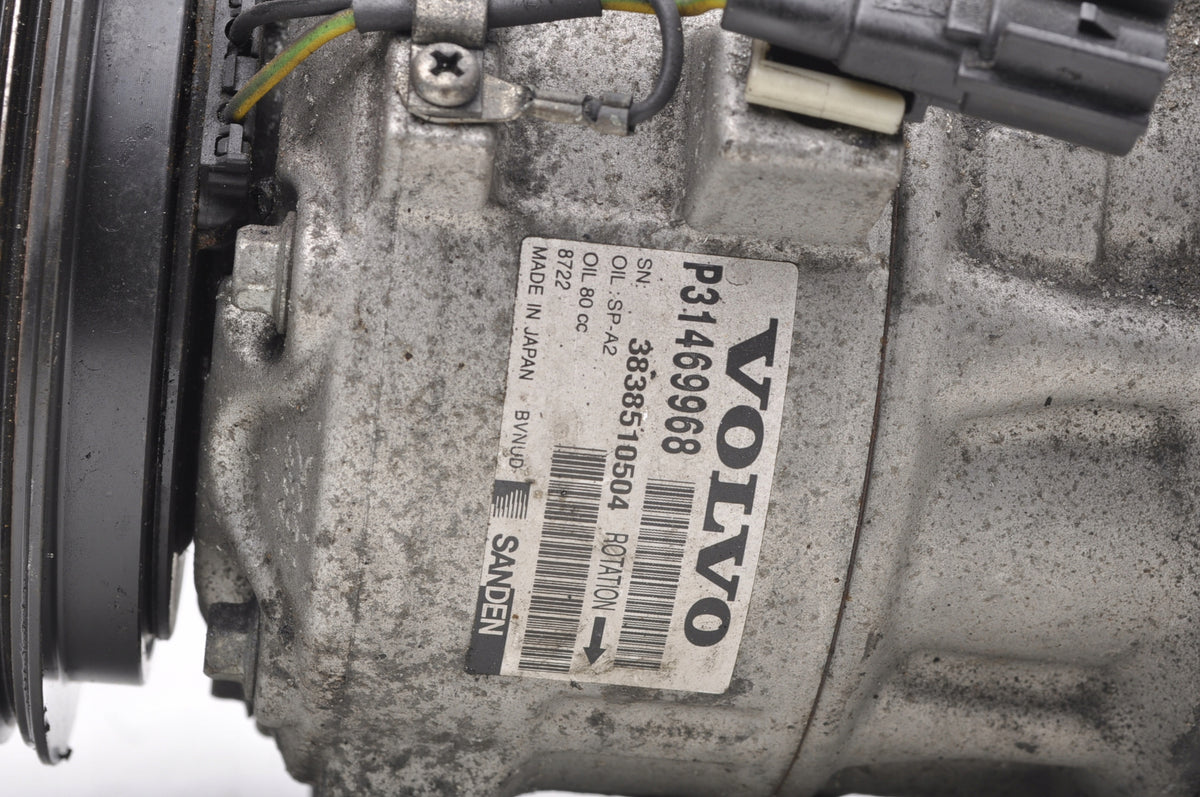 VOLVO S60 II 2.0 D AIR CONDITIONING COMPRESSOR 31469968