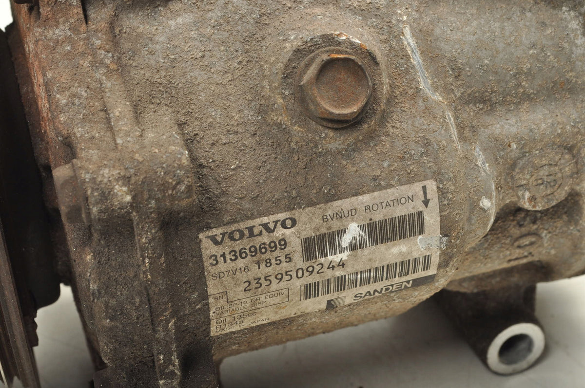 VOLVO S60 II V60 1.6 D2 114KM AIR CONDITIONING COMPRESSOR 31369699