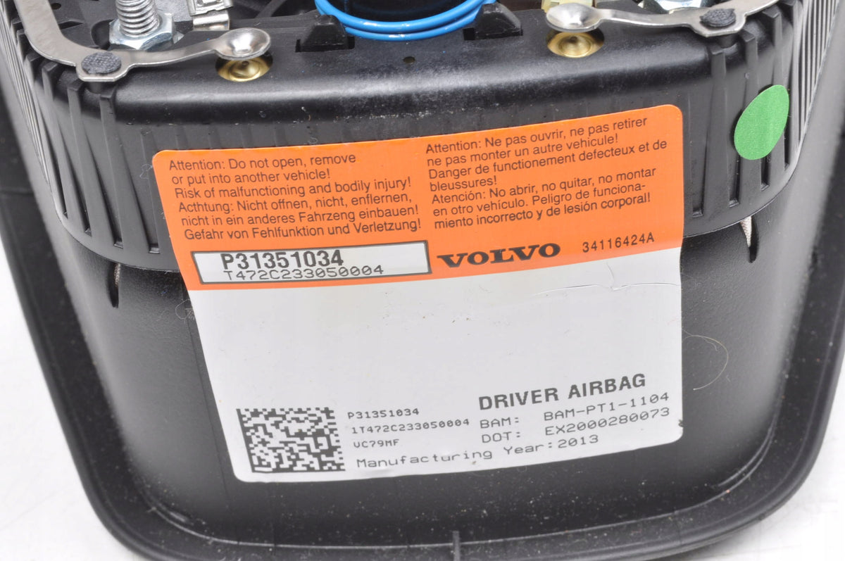 VOLVO S60 II V60 AIRBAG DRIVER AIRBAG 31351034