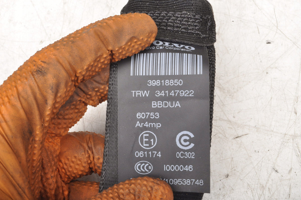 VOLVO S60 II V60 BELT LEFT REAR LIFT 39818850