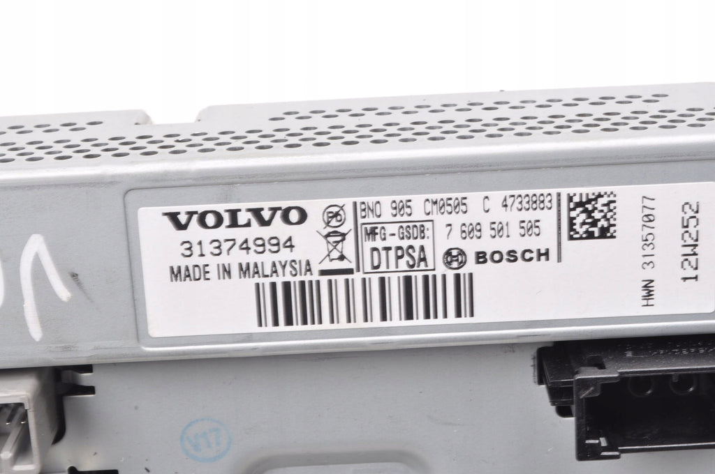 VOLVO S60 II V60 DISPLAY SCREEN 31374994