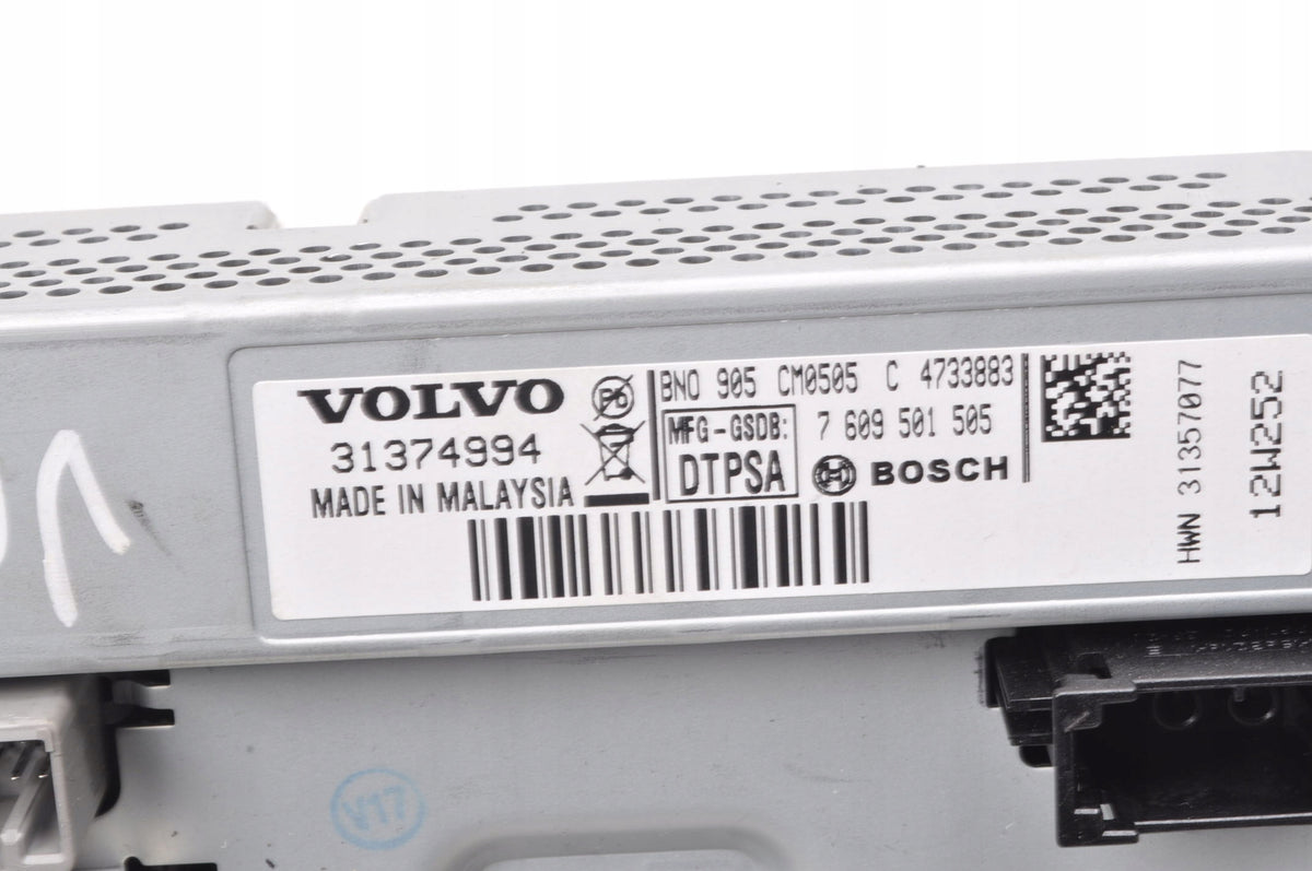 VOLVO S60 II V60 DISPLAY SCREEN 31374994