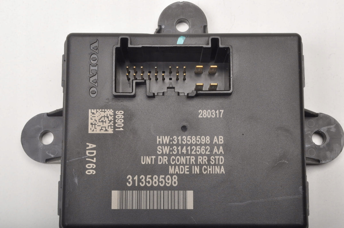 VOLVO S60 II V60 II DOOR MODULE LEFT REAR 31358598 LIFT
