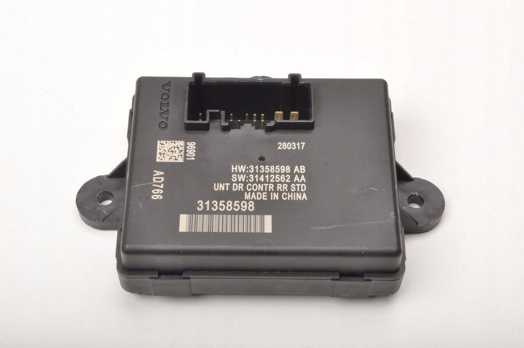 VOLVO S60 II V60 II DOOR MODULE LEFT REAR 31358598 LIFT