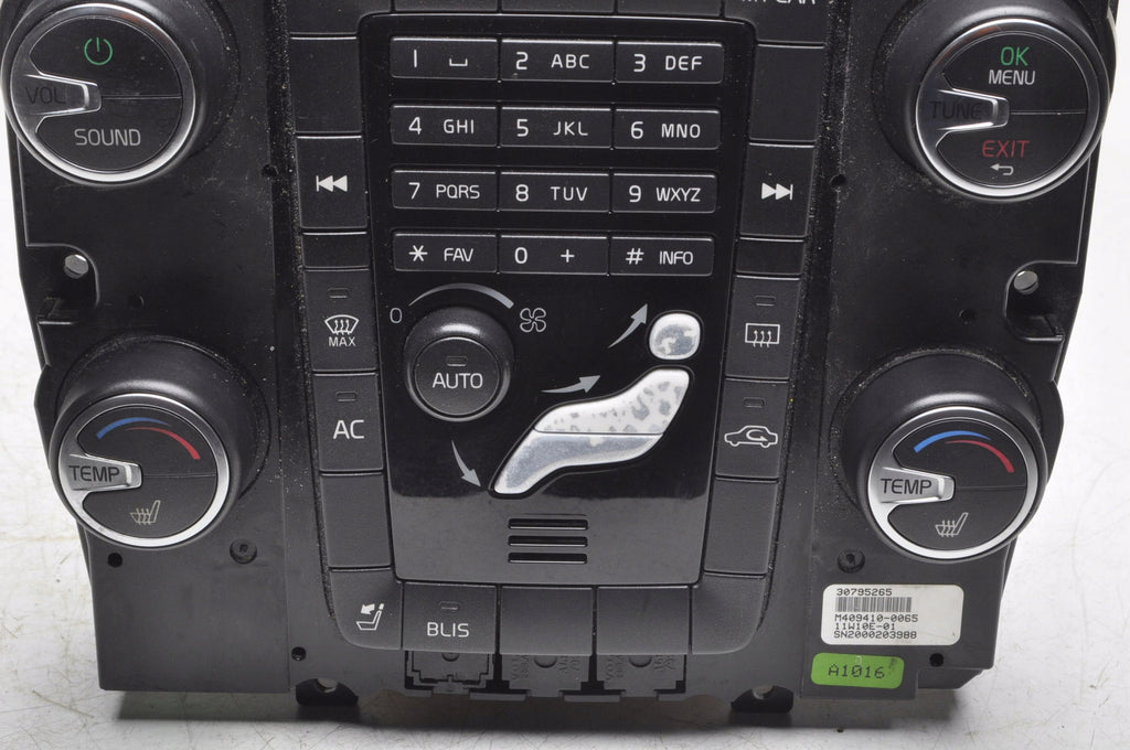 VOLVO S60 II V60 PANEL AIR CONDITIONING SWITCH 30795265