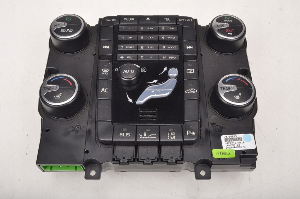 VOLVO S60 II V60 PANEL AIR CONDITIONING SWITCH 30795265
