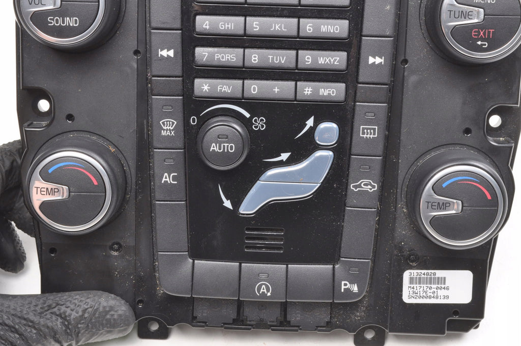 VOLVO S60 II V60 PANEL AIR CONDITIONING SWITCH 31324828