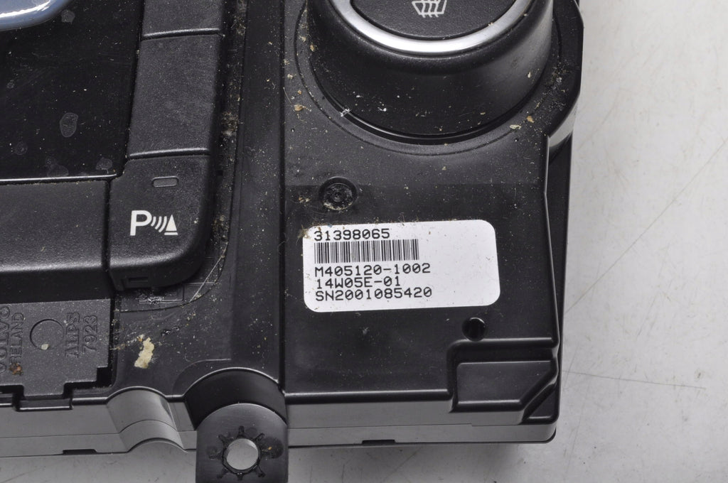 VOLVO S60 II V60 PANEL AIR CONDITIONING SWITCH 31398065