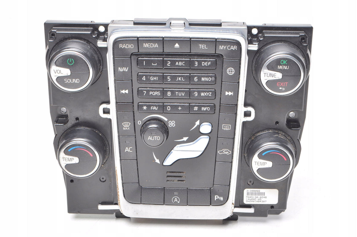VOLVO S60 II V60 PANEL AIR CONDITIONING SWITCH 31398066