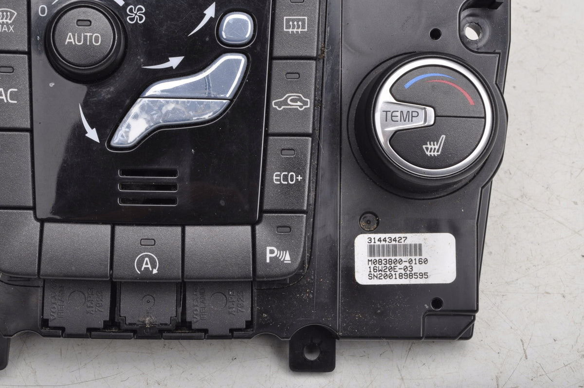VOLVO S60 II V60 PANEL AIR CONDITIONING SWITCH 31443427