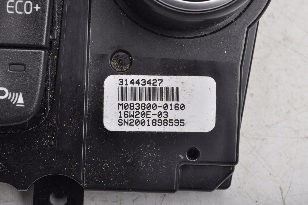 VOLVO S60 II V60 PANEL AIR CONDITIONING SWITCH 31443427