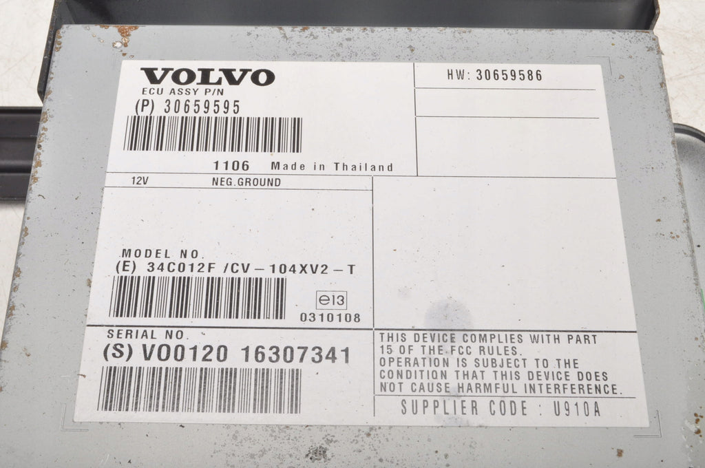 VOLVO S60 II V60 RADIO AMPLIFIER 30659595