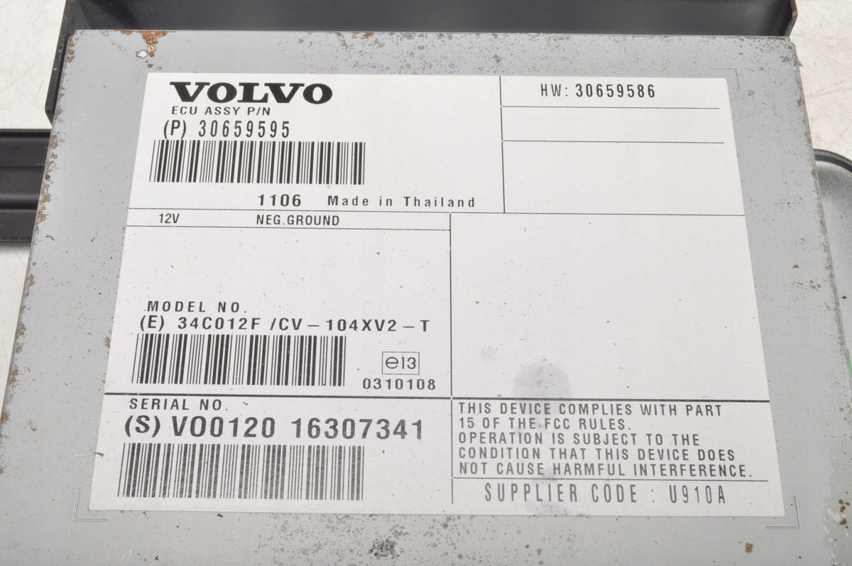 VOLVO S60 II V60 RADIO AMPLIFIER 30659595