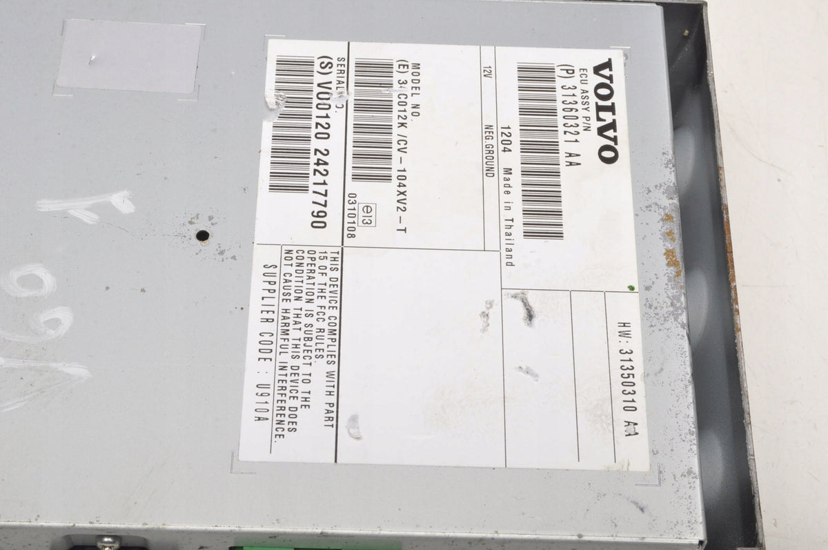 VOLVO S60 II V60 RADIO AMPLIFIER 31360321AA
