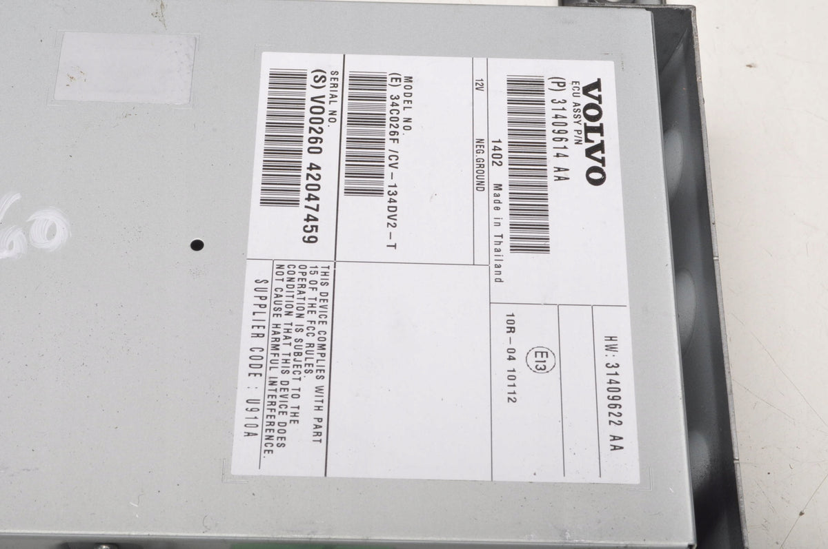 VOLVO S60 II V60 RADIO AMPLIFIER 31409614