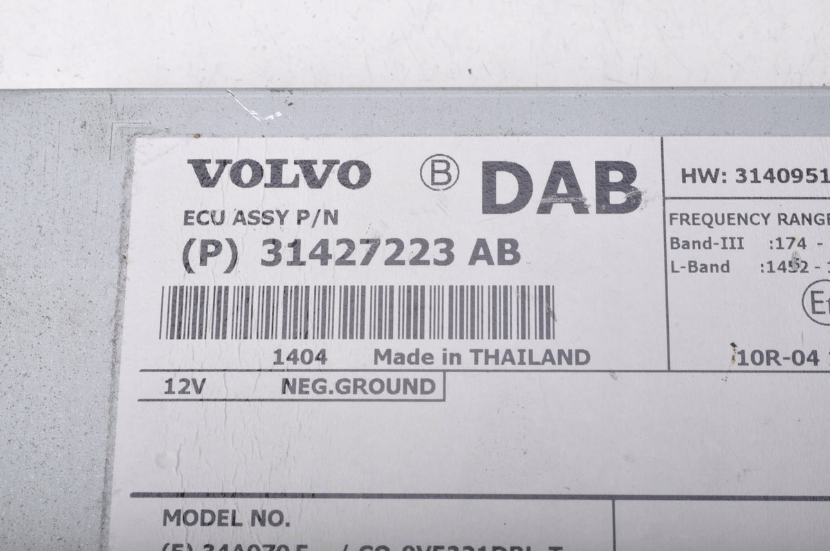 VOLVO S60 II V60 RADIO TUNER 31427223