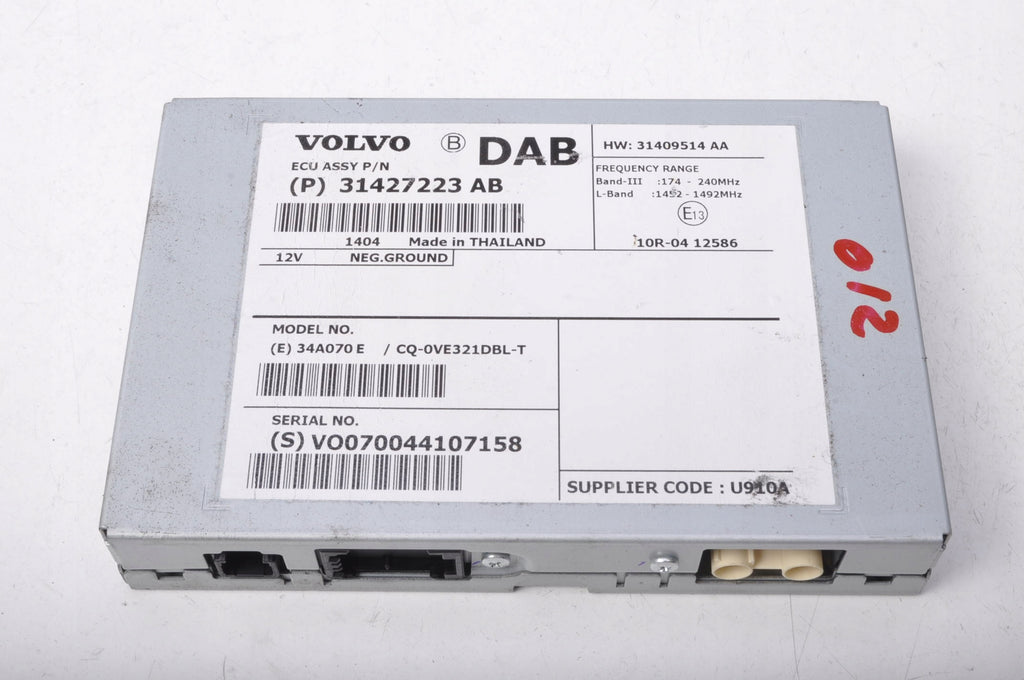 VOLVO S60 II V60 RADIO TUNER 31427223