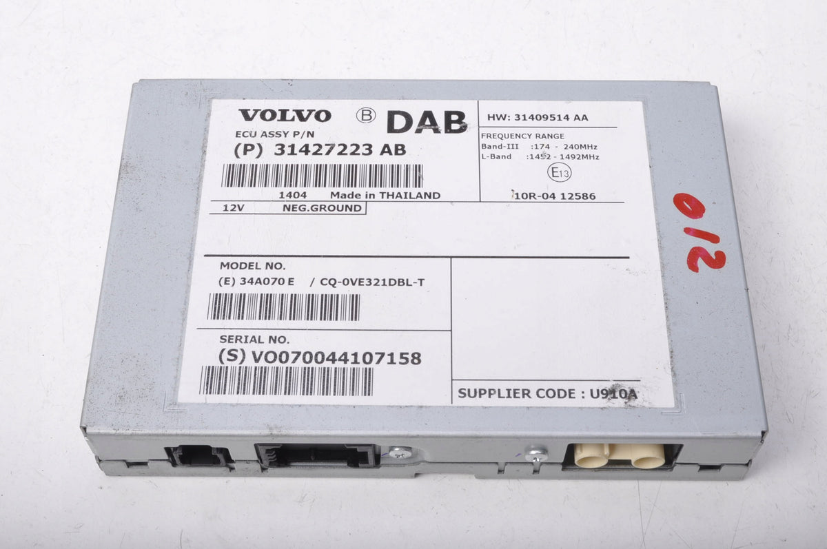 VOLVO S60 II V60 RADIO TUNER 31427223
