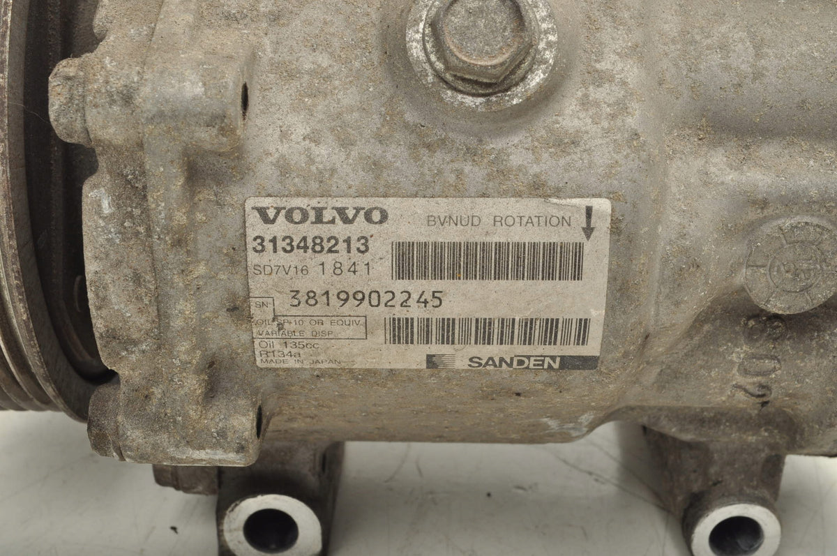 VOLVO S60 II V60 S80 V70 1.6 D2 AIR CONDITIONING COMPRESSOR 31348213