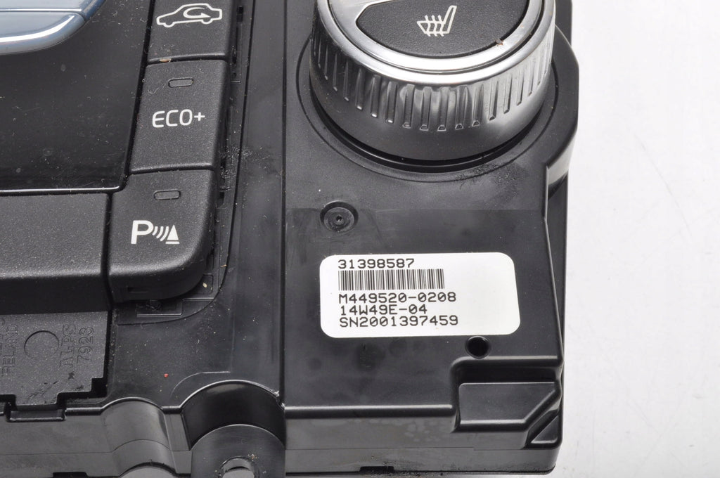 VOLVO S60 II V60 S80 V70 PANEL AIR CONDITIONING SWITCH 31398587