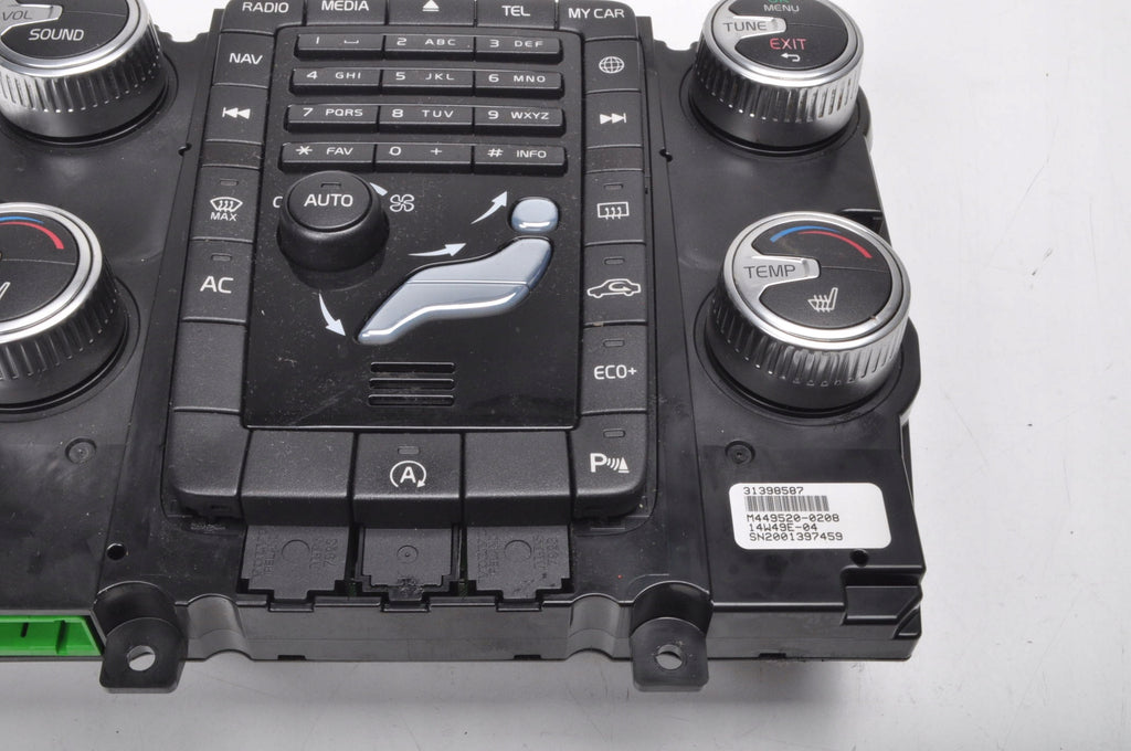 VOLVO S60 II V60 S80 V70 PANEL AIR CONDITIONING SWITCH 31398587