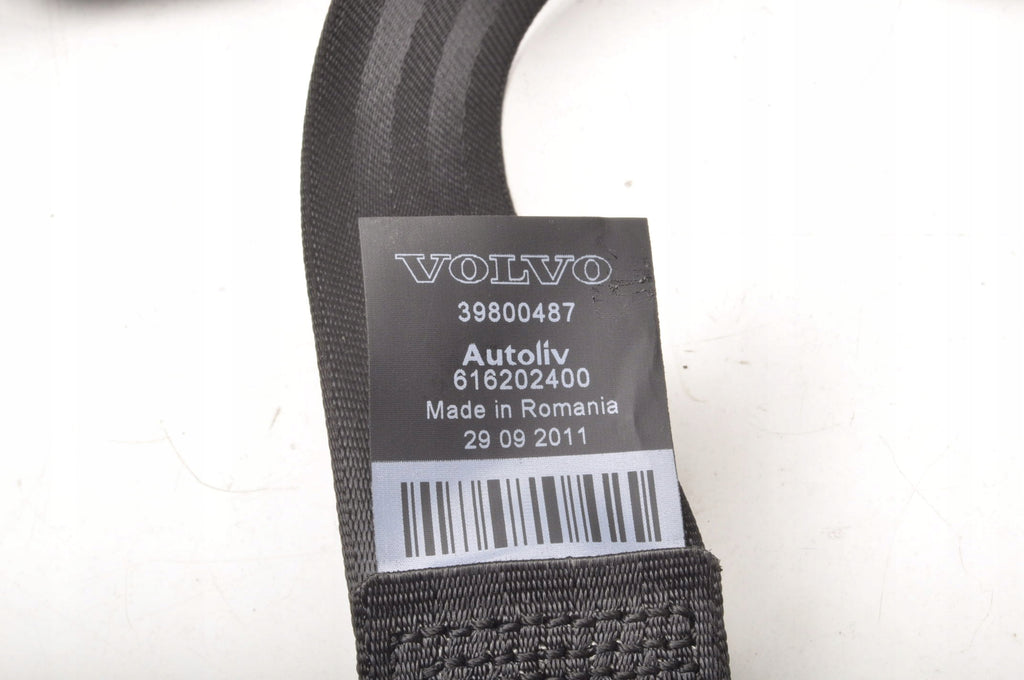 VOLVO S60 II V60 SEAT BELT LEFT REAR 2 ROW 39800487