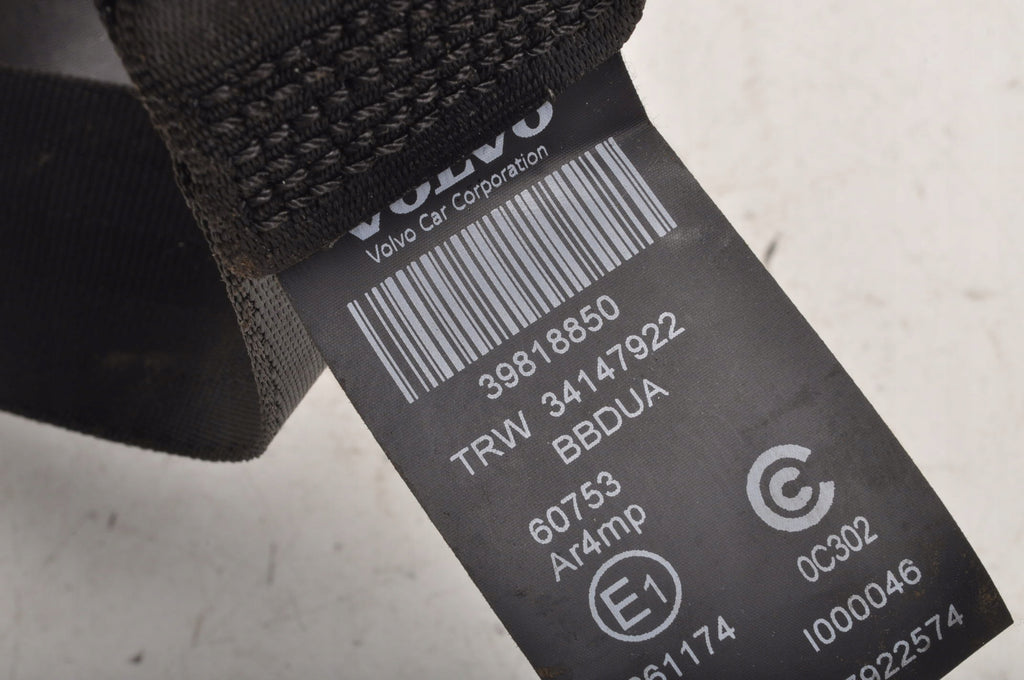 VOLVO S60 II V60 SEAT BELT LEFT REAR 2 ROW 39818850