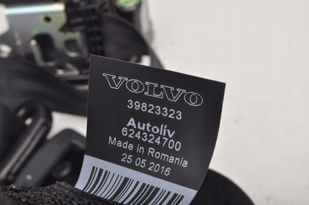 VOLVO S60 II V60 SEAT BELT RIGHT REAR 2 ROW 39823323