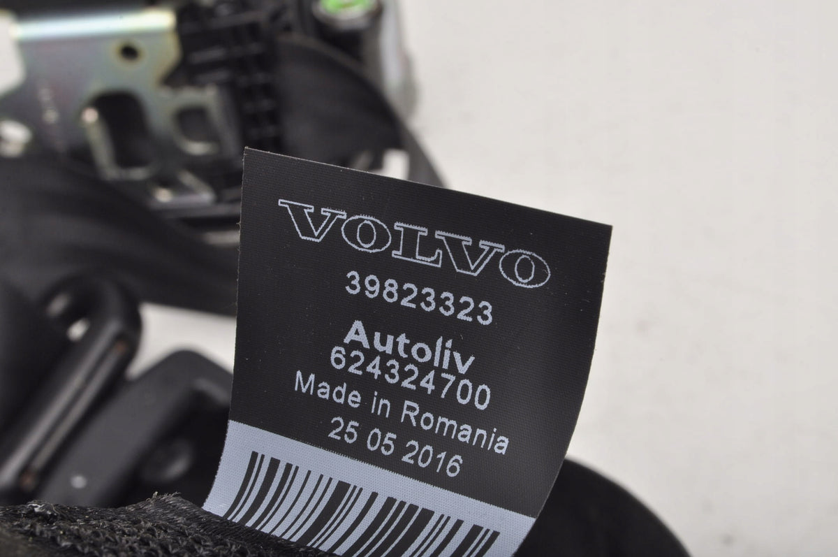 VOLVO S60 II V60 SEAT BELT RIGHT REAR 2 ROW 39823323