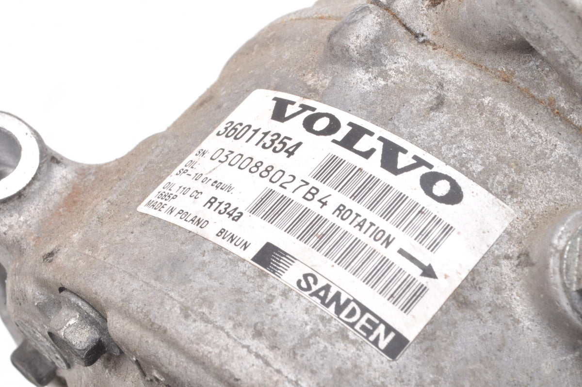 VOLVO S60 II V60 XC60 3.0 T6 304KM AIR CONDITIONING COMPRESSOR 36011354