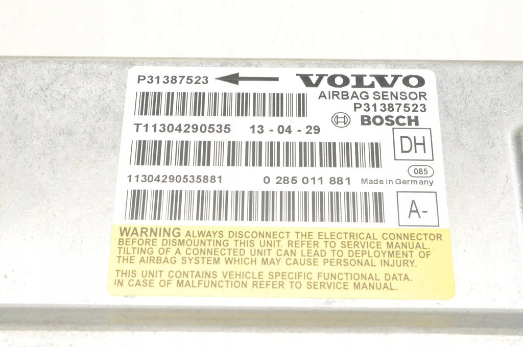 VOLVO S60 II V60 XC60 AIRBAG SENSOR 31387523