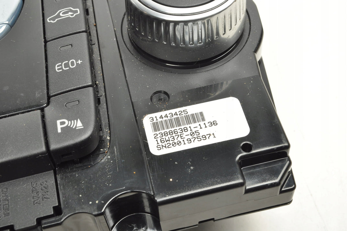 VOLVO S60 II V60 XC60 PANEL AIR CONDITIONING SWITCH 31443425 LIFT