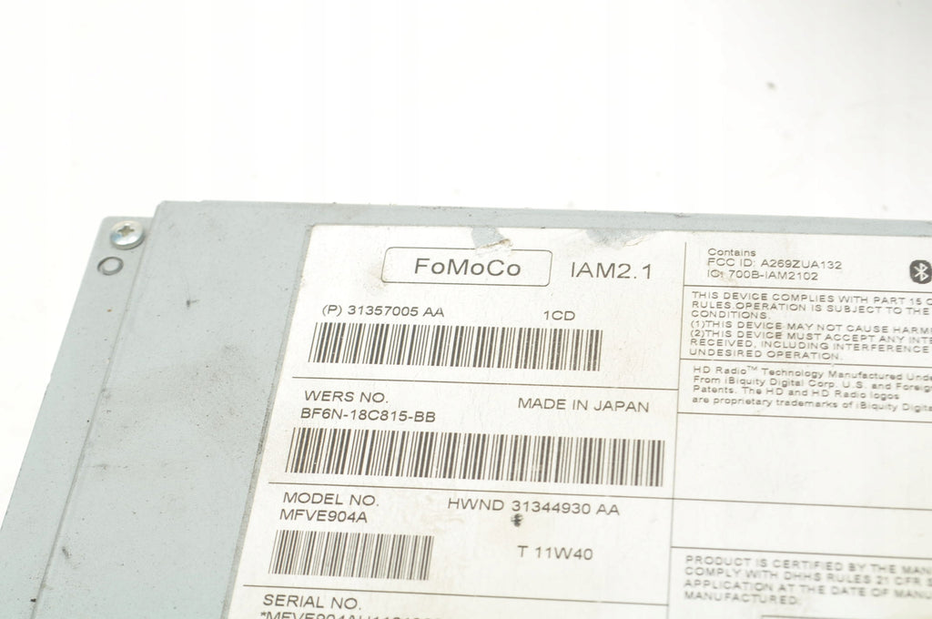 VOLVO S60 II V60 XC60 RADIO 31357005