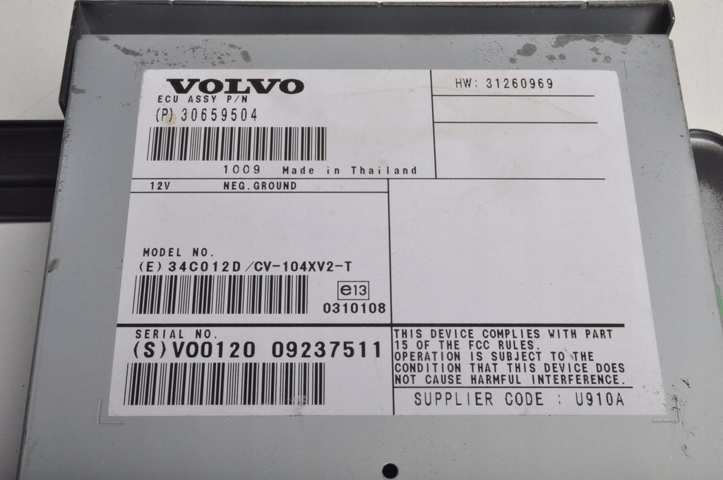 VOLVO S60 II V60 XC60 RADIO AMPLIFIER 30659504