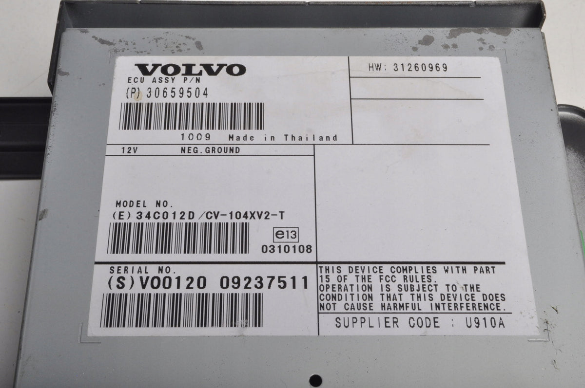 VOLVO S60 II V60 XC60 RADIO AMPLIFIER 30659504